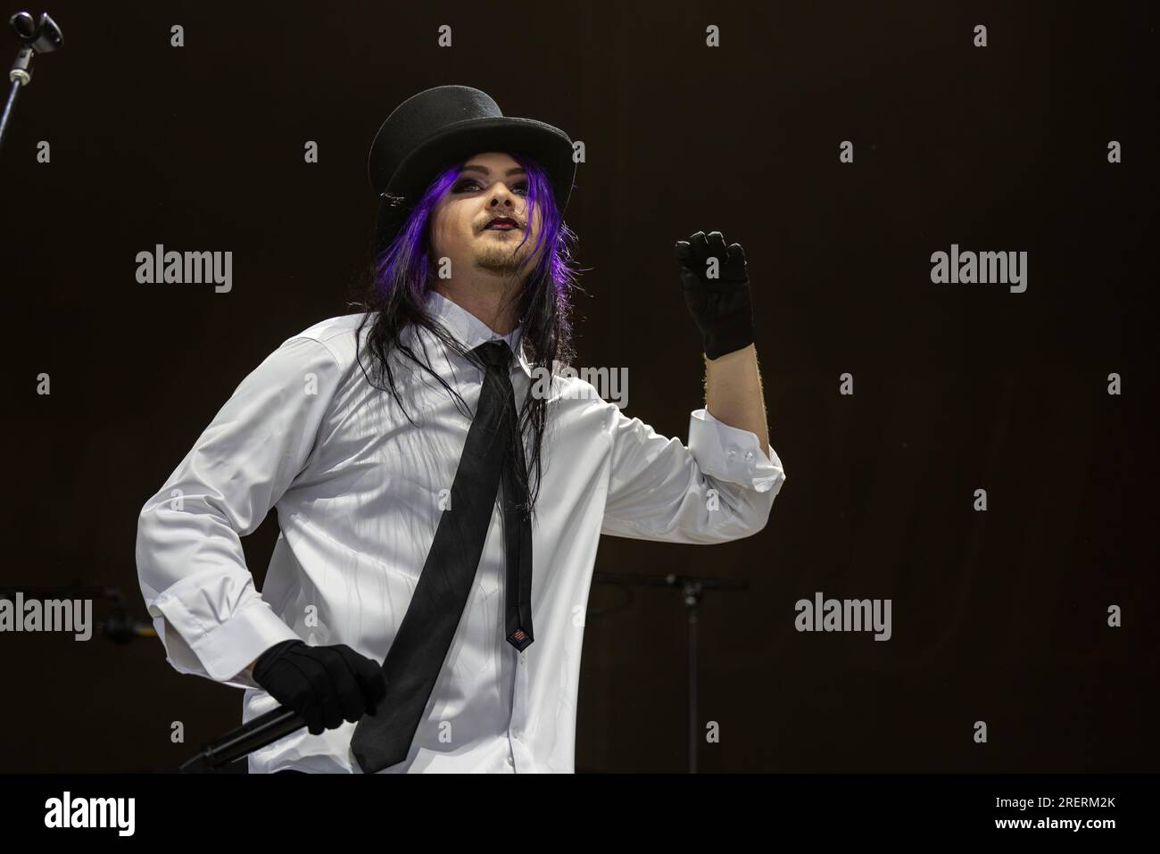 Twin Lakes, USA. 28th July, 2023. Kim Dracula (Samuel Wellings) during