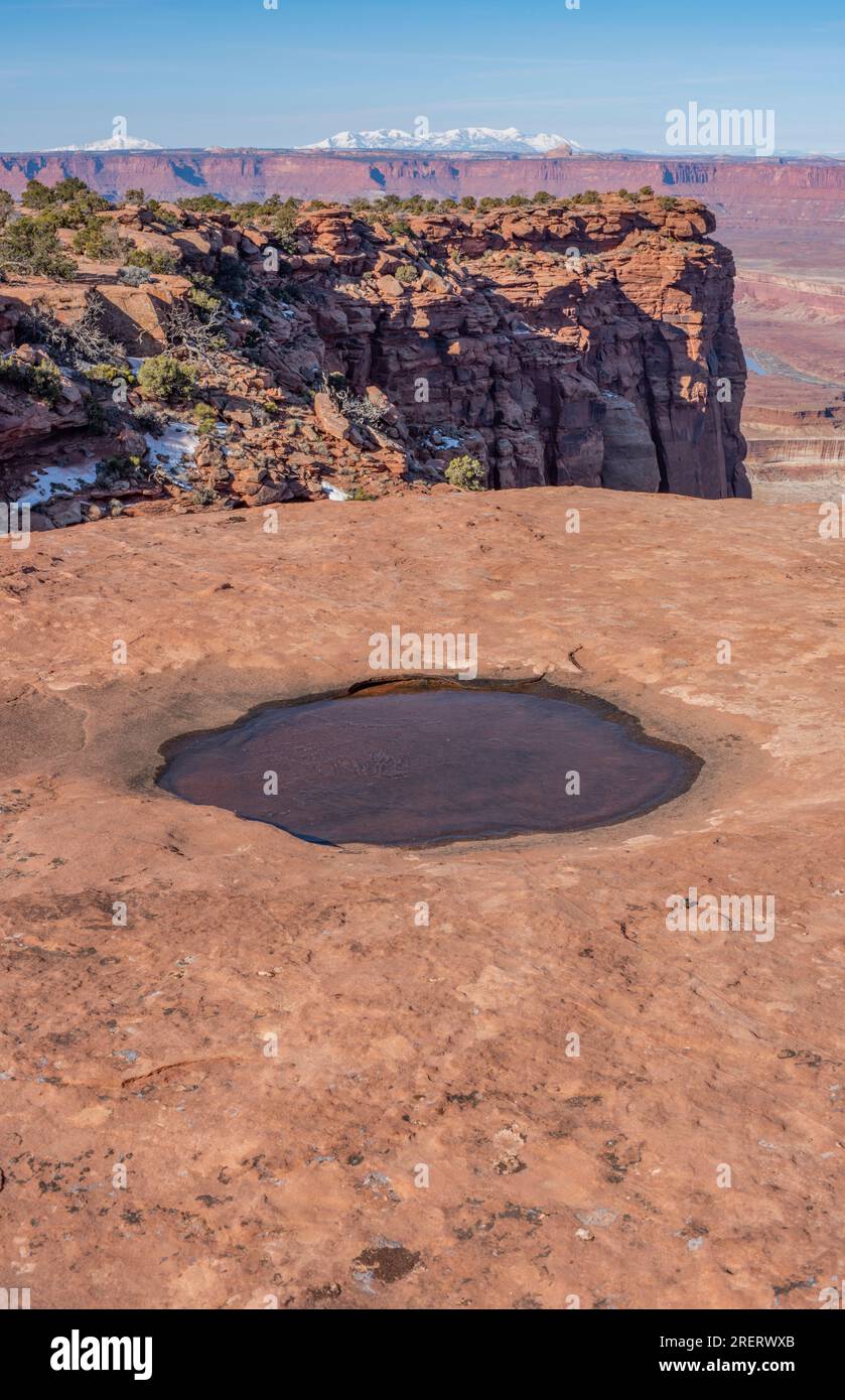 Along the Murphy Point Trail, Canyonlands National Park, Utah Stock Photo