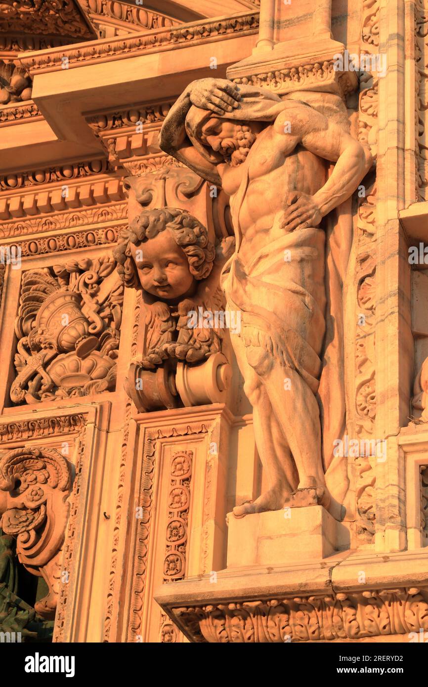 Milan Cathedral, Italy. Duomo di Milano. Mailänder Dom. Mailand ...
