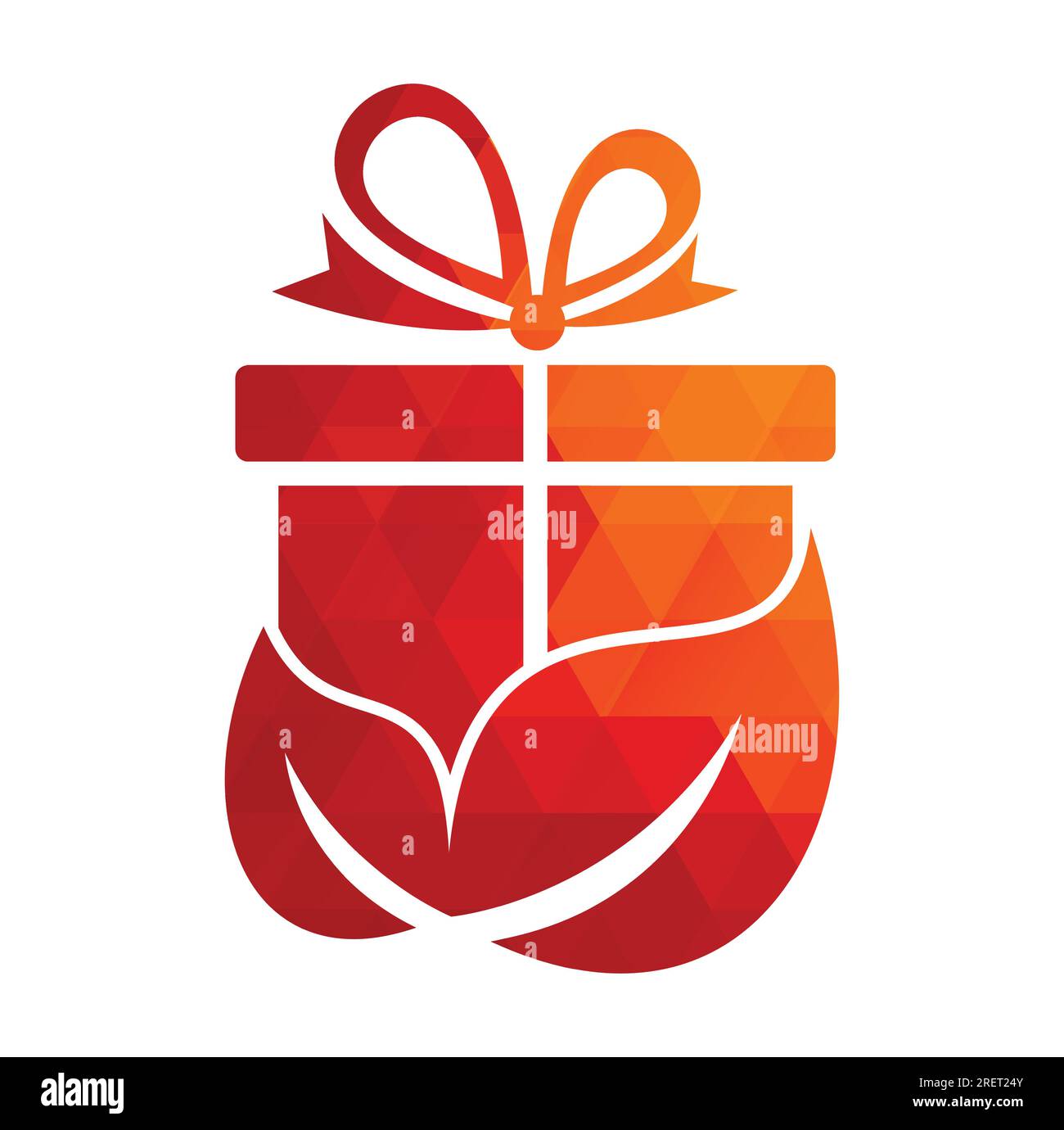 Gift Leaf logo concept vector. Nature Gift Logo …