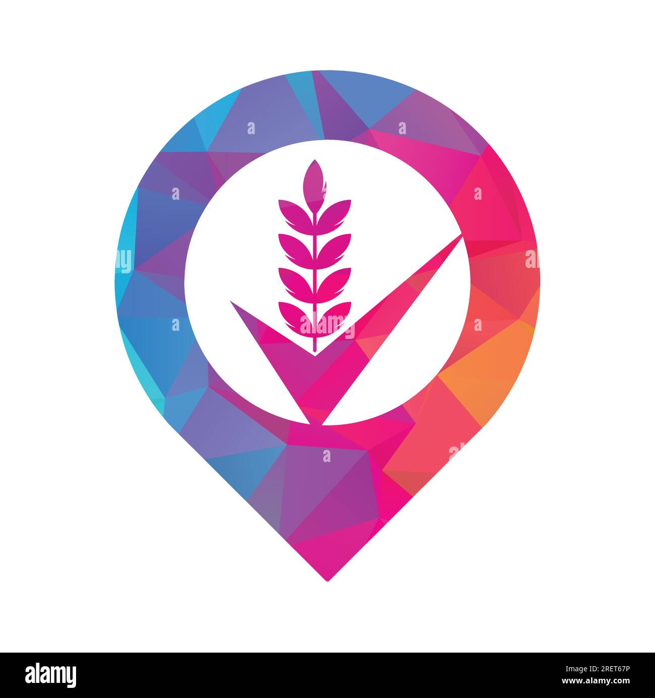 Isolated object of grain and rice logo. Set of grain and seed vector icon  for stock Stock Vector Image & Art - Alamy