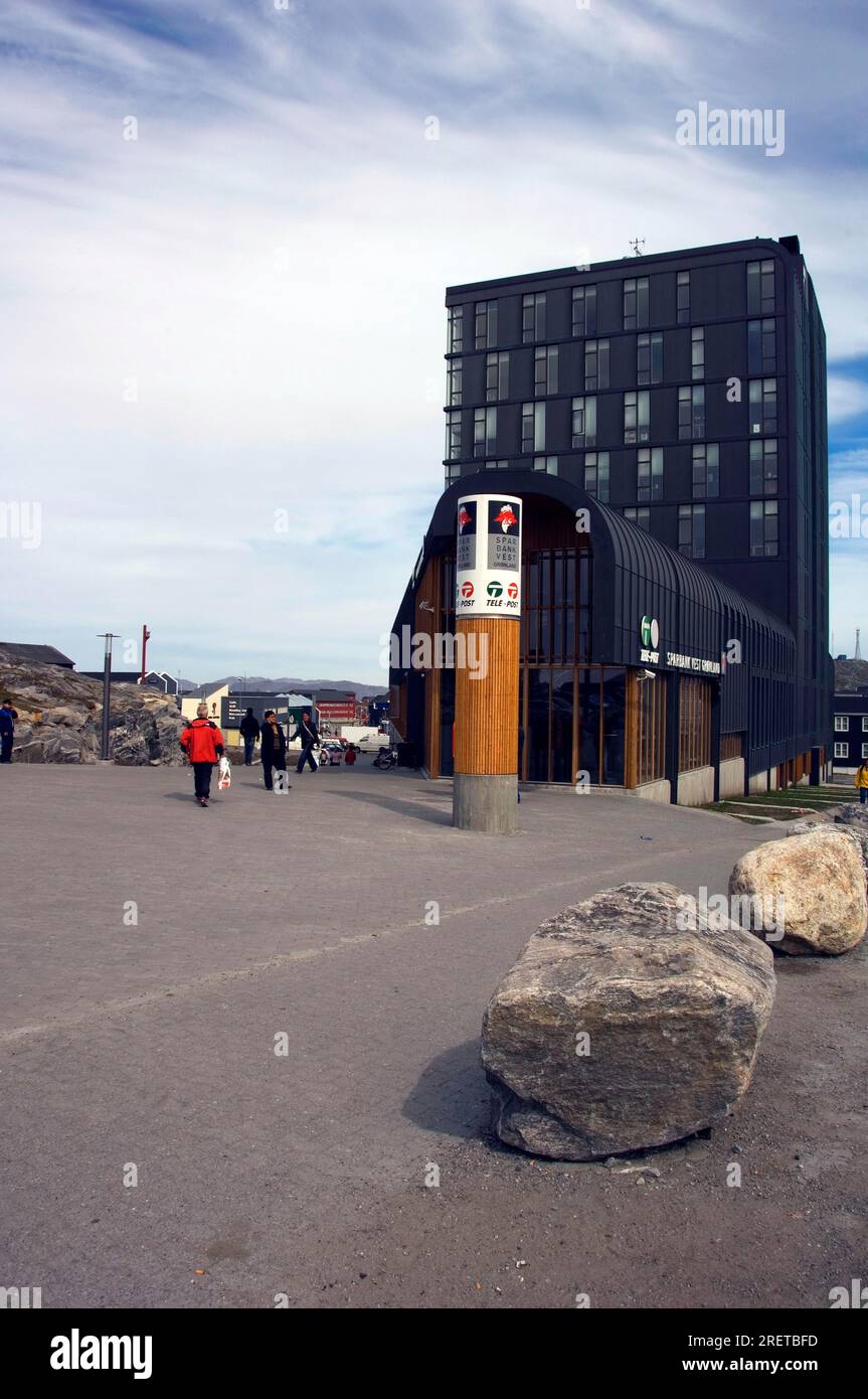 Post Office, Nuuq, Greenland, Nuuk, North America Stock Photo Alamy