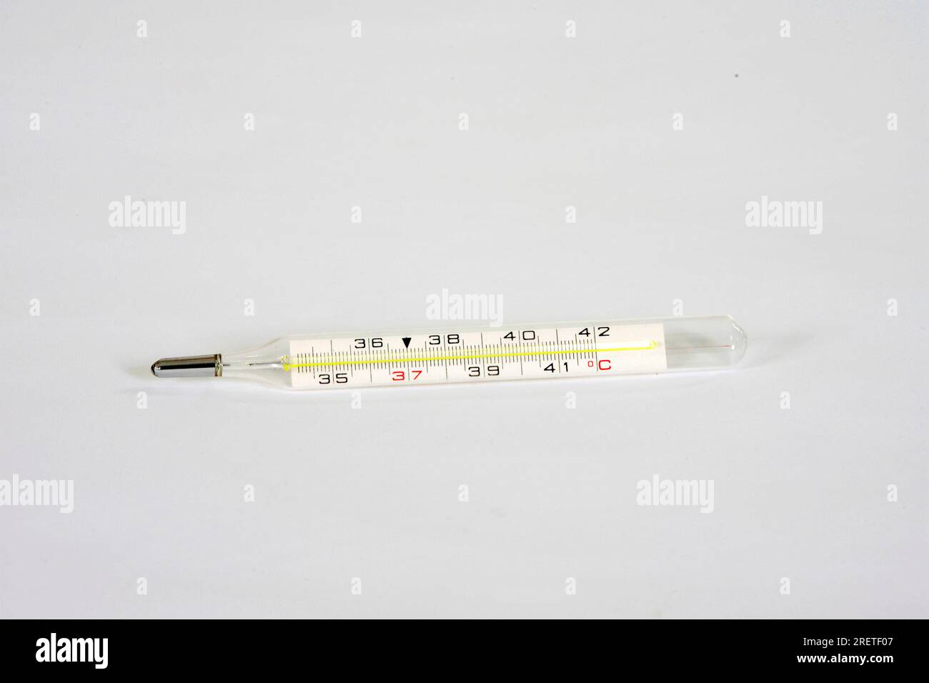 Clinical thermometer, exempt plate, object Stock Photo Alamy