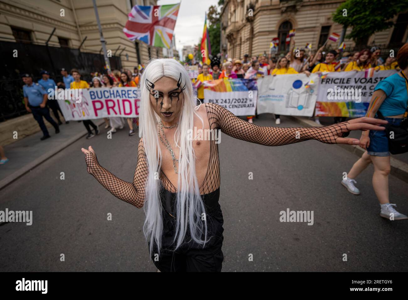 LGBTQ+ pride parade in Bucharest draws ten thousand plus people