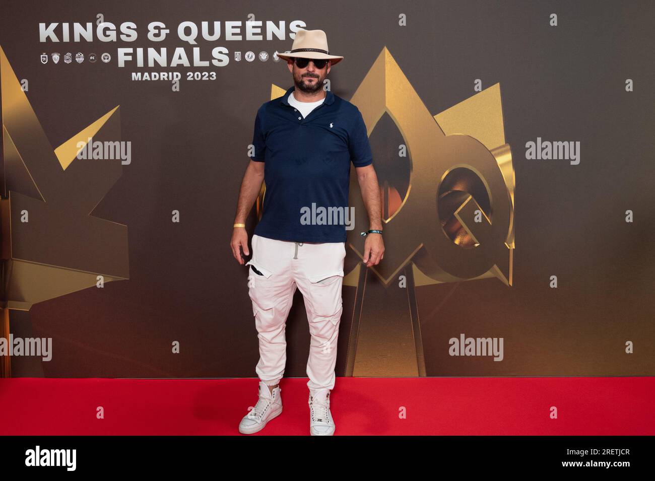 Madrid, Spain. 29th July, 2023. Former goalkeeper Ricardo Lopez pictured during the red carpet of the Kings and Queens finals at the Civitas Metropolitano Stadium. The Kings and Queens League is the men's and women's soccer league created by Gerard Pique and Ibai Llanos, made up of teams that will be chaired by streamers and former soccer players, who will be in charge of managing each of the participating teams. Credit: Marcos del Mazo/Alamy Live News Stock Photo