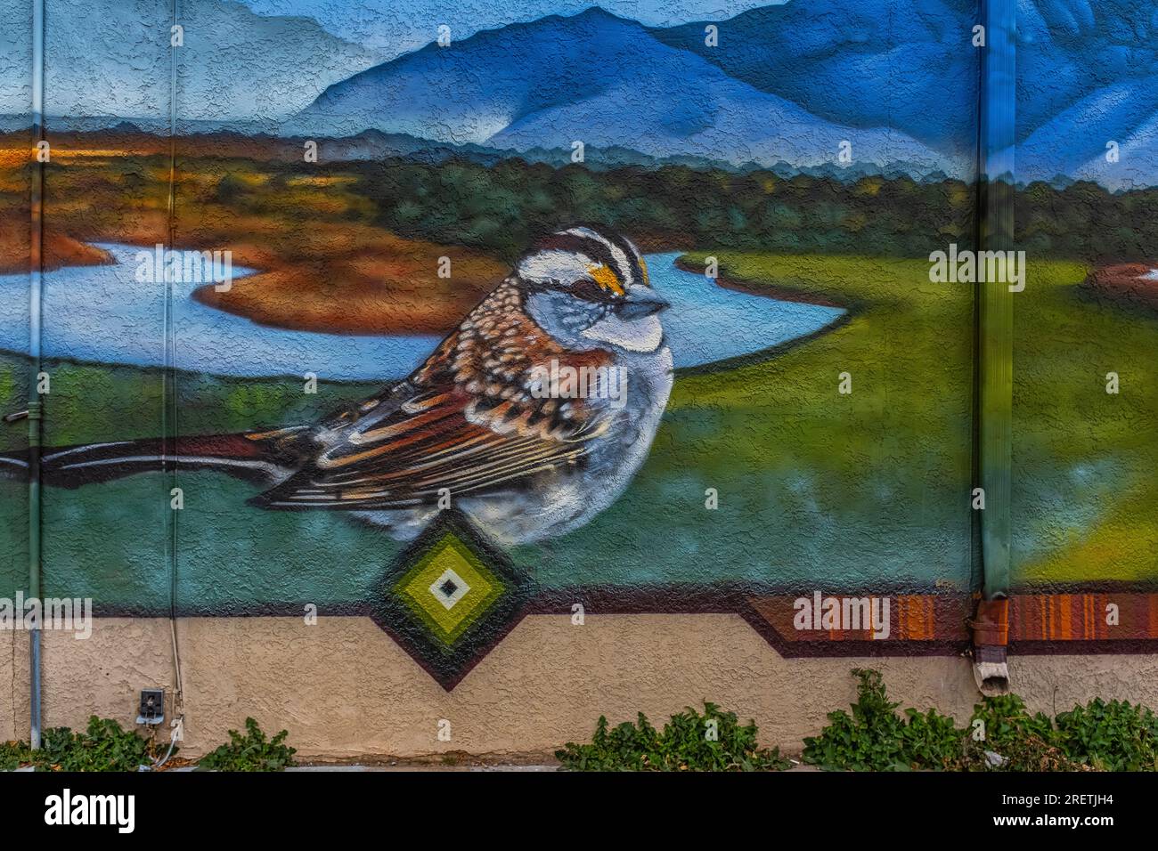 street art in Albuquerque, New Mexico Stock Photo