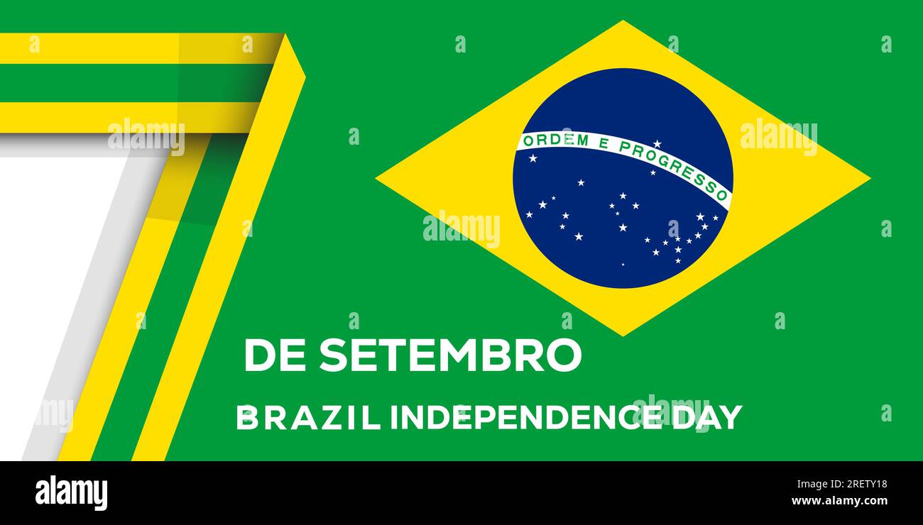 vector 7 de setembro brazil independence day illustration, horizontal ...