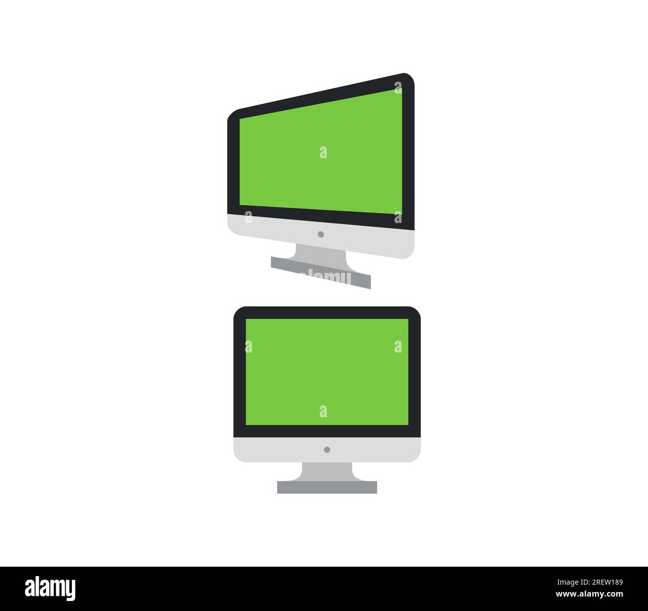 Realistic set of Monitor, laptop, tablet, smartphone. Vector ...