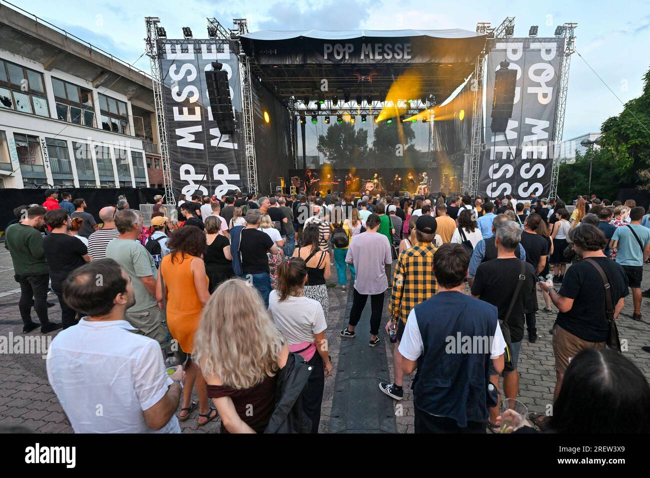 Brno, Czech Republic. 29th July, 2023. Spiritulized music band performs