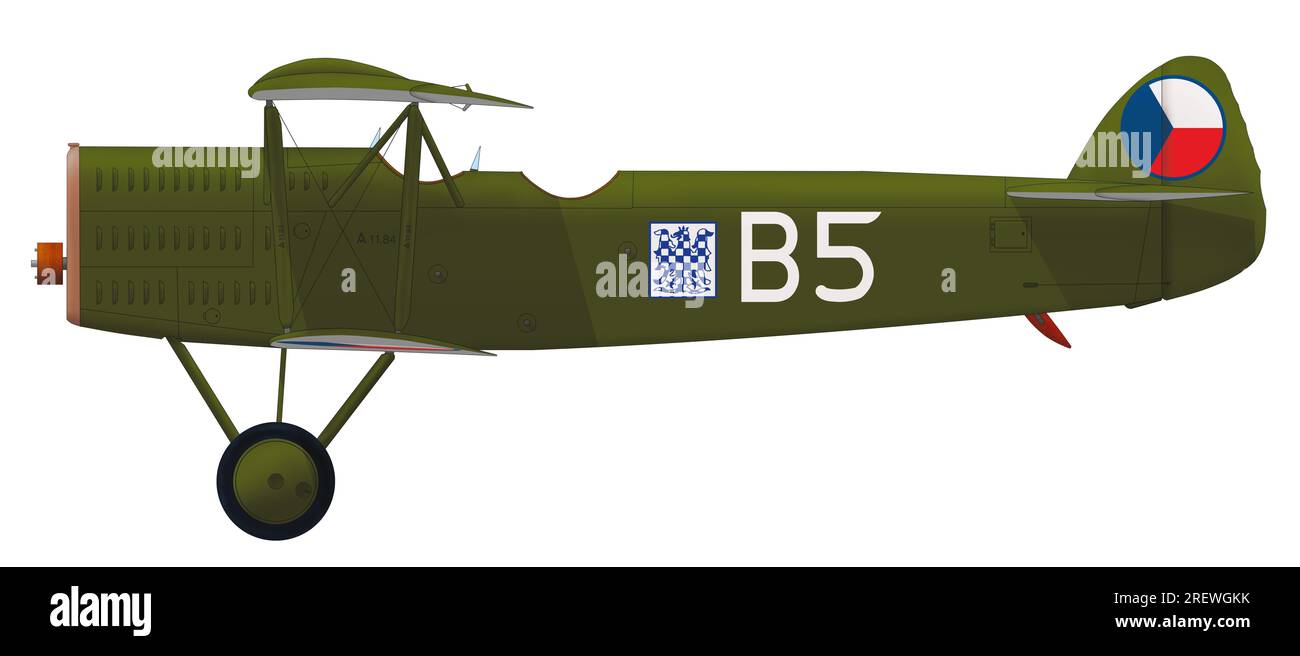 アオシマ1/12 DE HAVILLAND 2 TWO SEATERS 2 seater biplane hi-res stock photography and images - Alamy