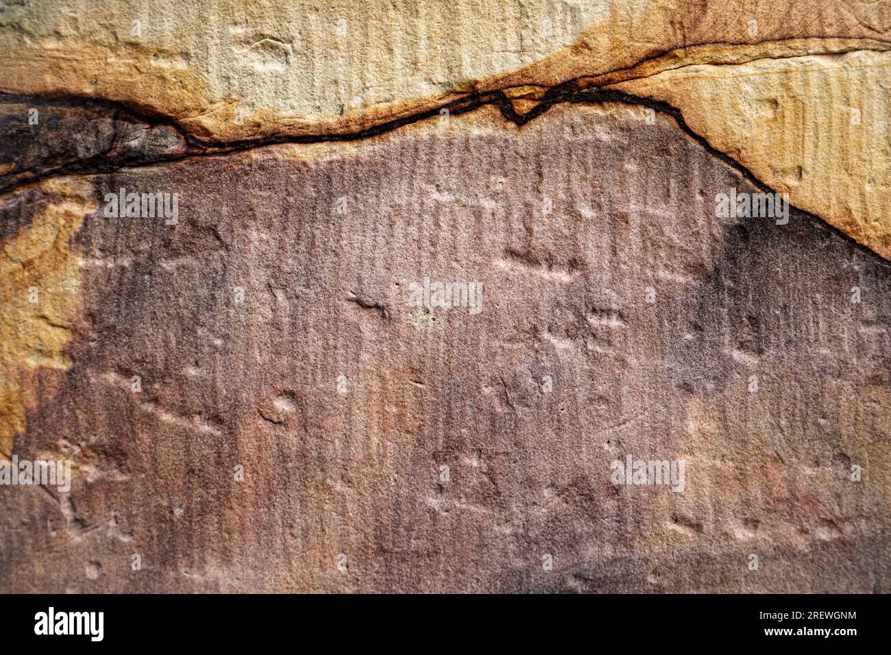 Stone background texture. Old aged beige stone wall or floor, rock pattern Stock Photo