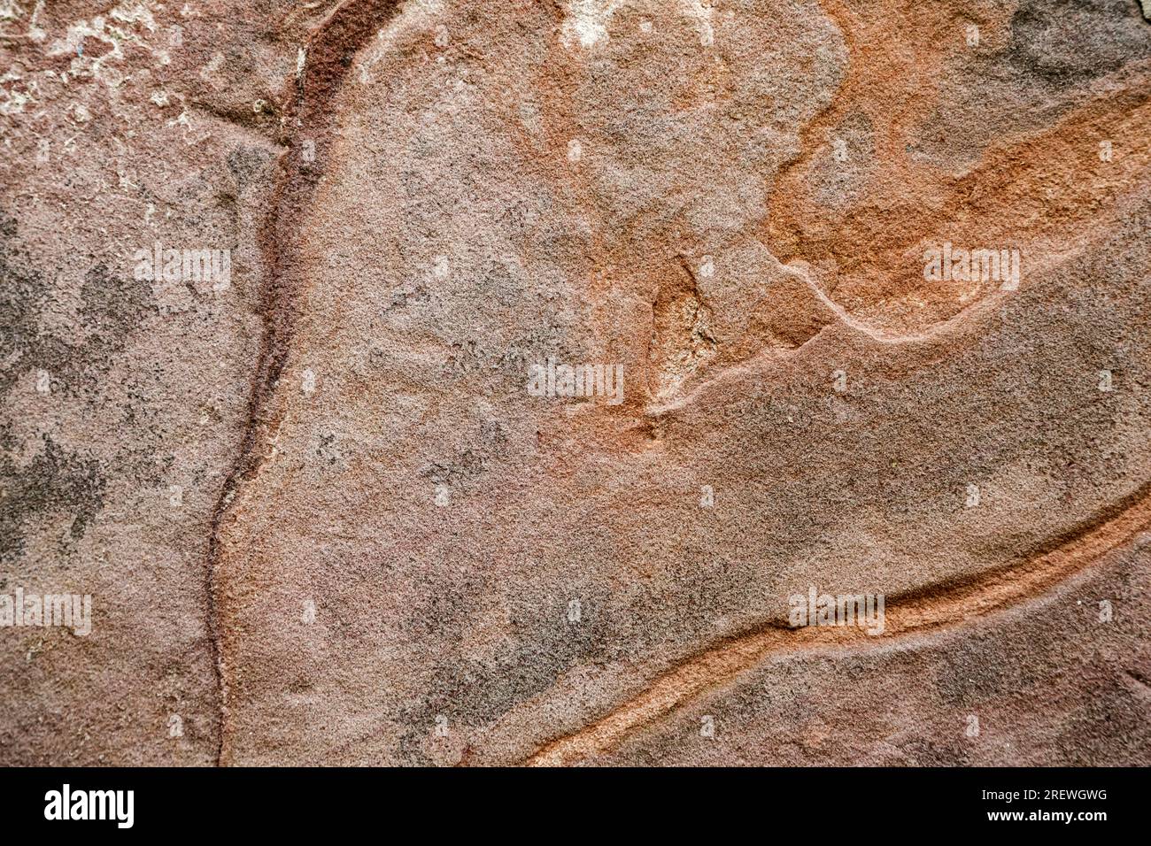 Stone background texture. Old aged beige stone wall or floor, rock pattern Stock Photo