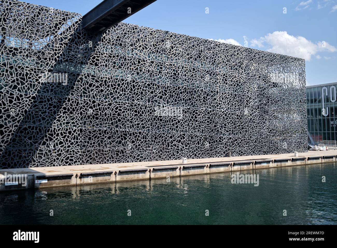 Mucem Ramp Mucem footbridge hi-res stock photography and images - Alamy