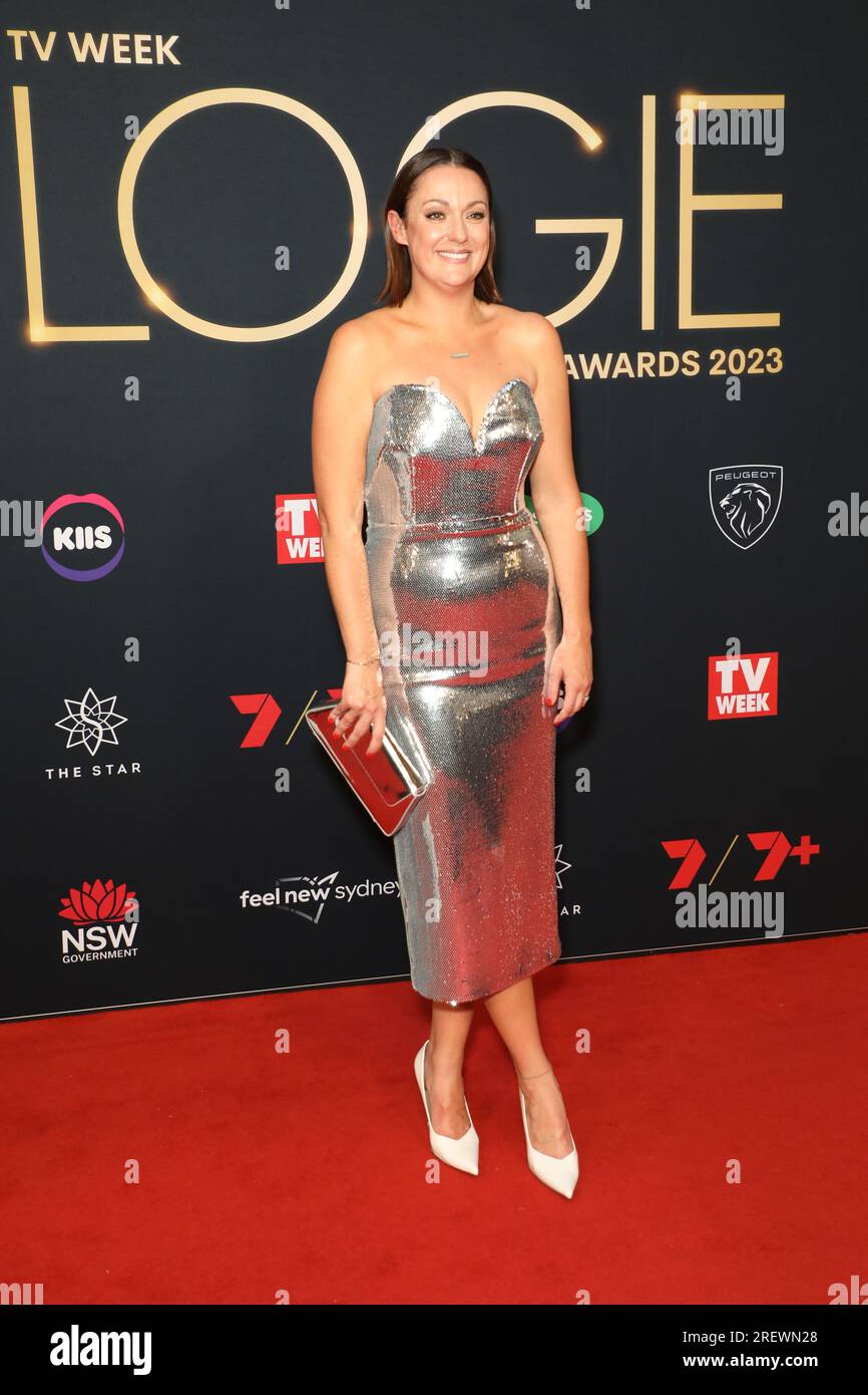 Sydney, Australia. 30th July 2023. Celeste Barber arrives on the red