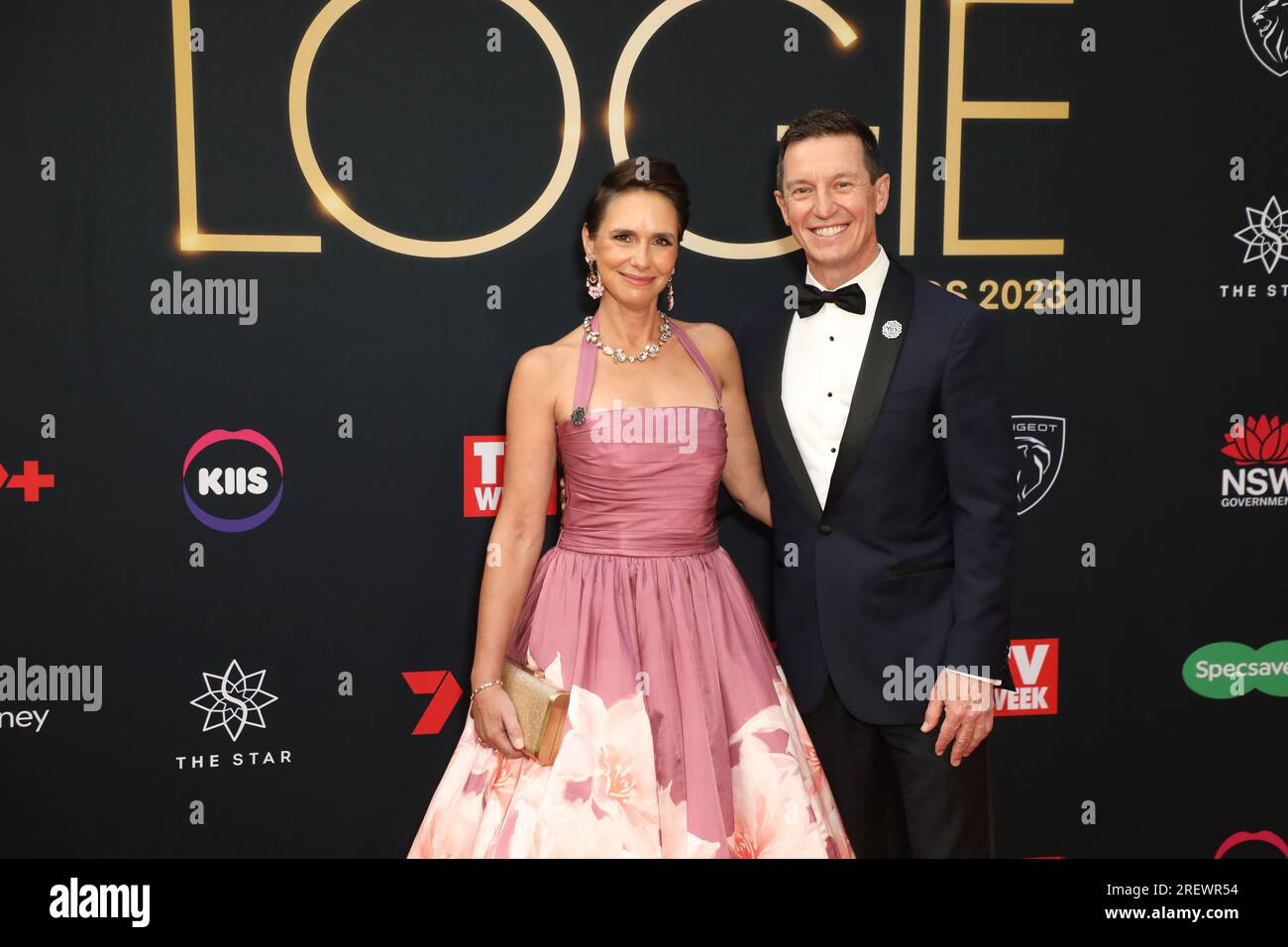 Sydney, Australia. 30th July 2023. Tasma Walton and Rove McManus arrive on the red carpet for the TV WEEK Logie Awards at The Star Sydney, 80 Pyrmont St Pyrmont. Credit: Richard Milnes/Alamy Live News Stock Photo