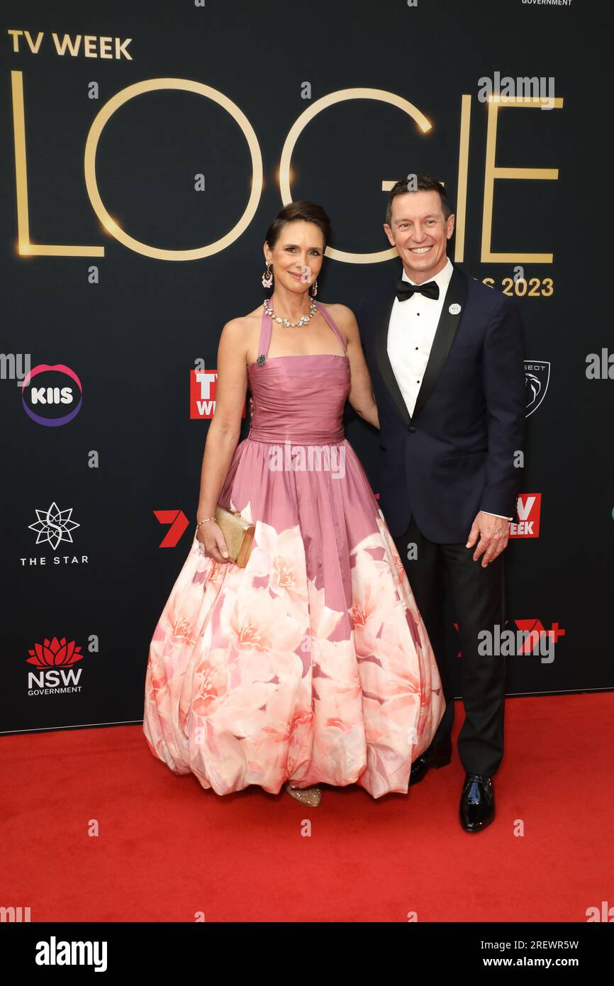 Sydney, Australia. 30th July 2023. Tasma Walton and Rove McManus arrive on the red carpet for the TV WEEK Logie Awards at The Star Sydney, 80 Pyrmont St Pyrmont. Credit: Richard Milnes/Alamy Live News Stock Photo