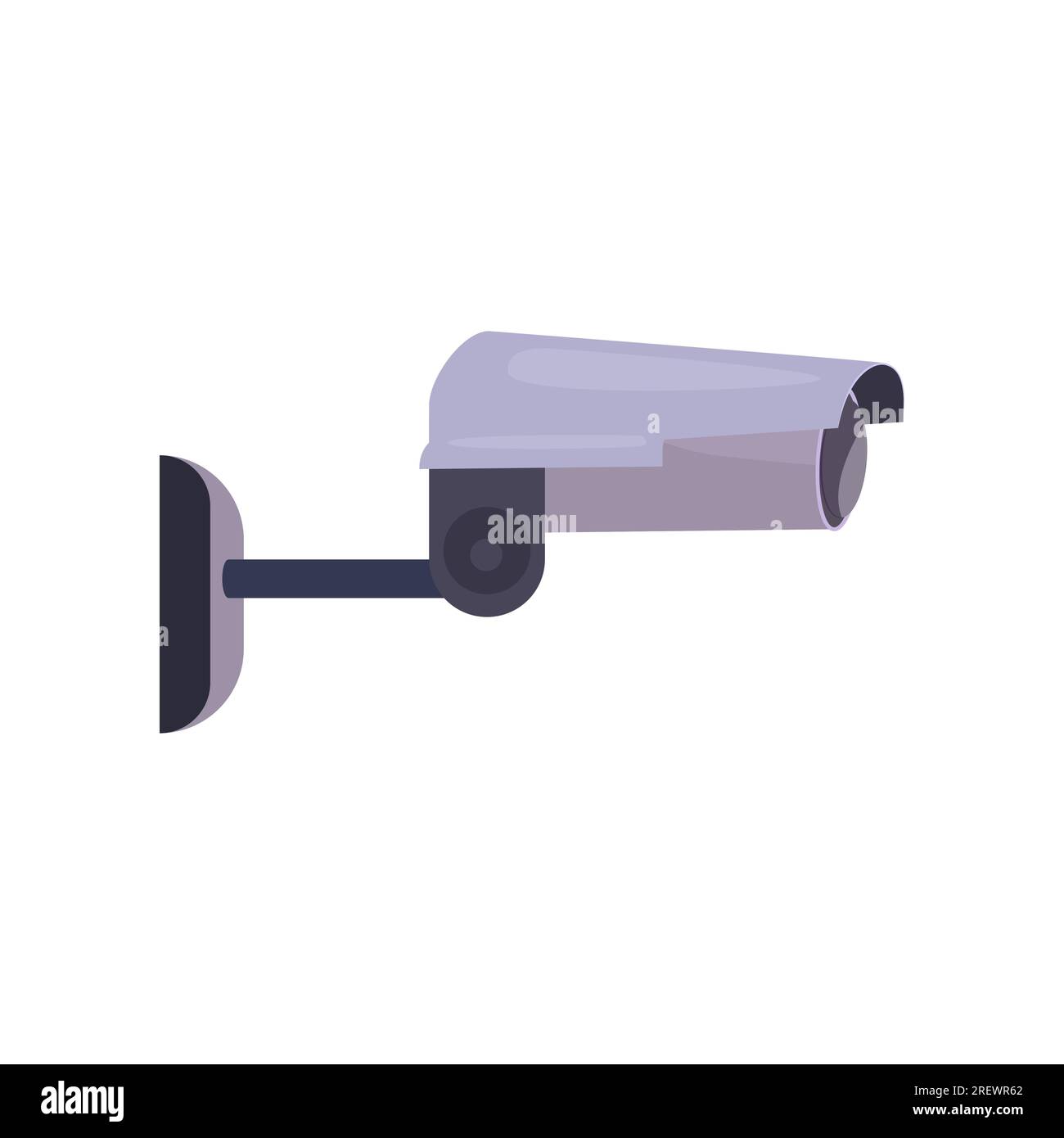 Cctv camera on wall Stock Vector Images - Alamy