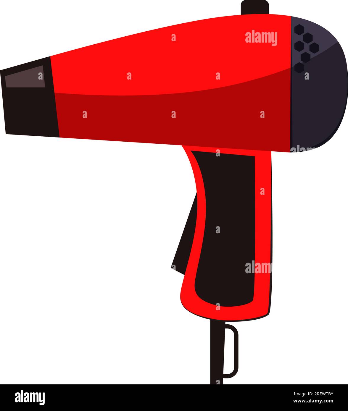 Blow dryer cartoon illustration Stock Vector Image & Art Alamy