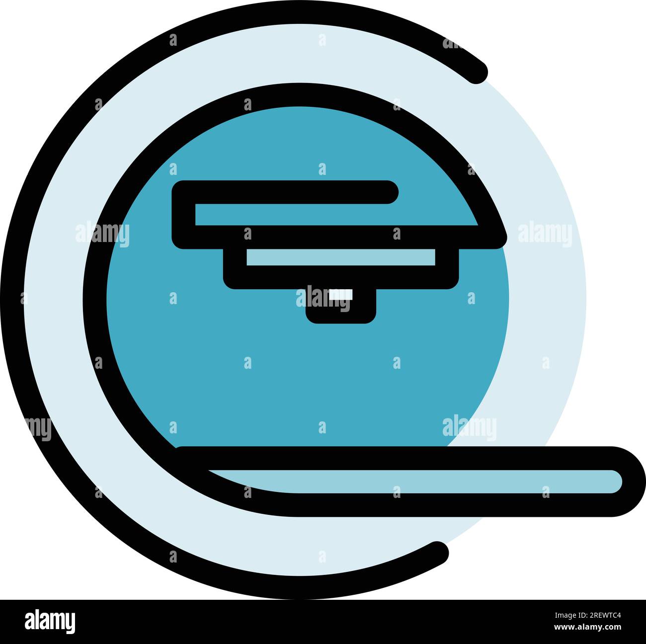 Medical imaging icon outline vector. resonance. Mri scan color