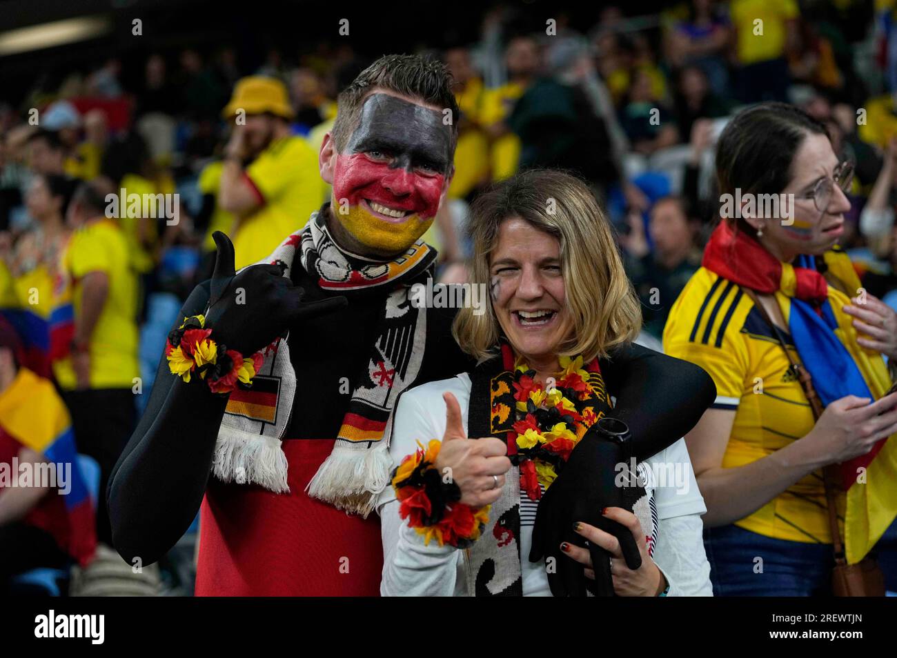 Sydney, Australia. 30th July, 2023. July 30 2023: . German fans 