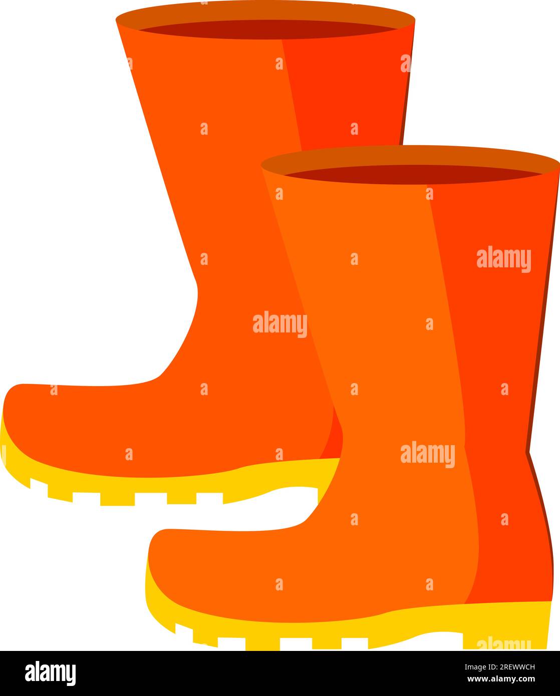 Rubber boots. Gumboots for rainy weather Stock Vector Image & Art Alamy