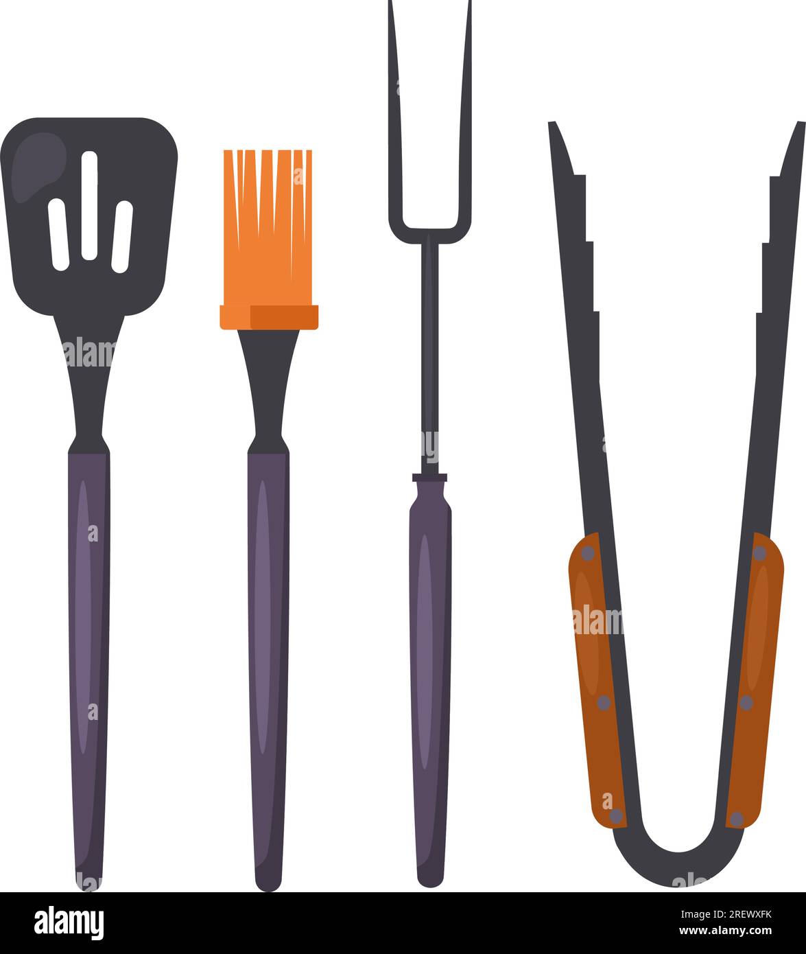 Barbeque tools illustration Stock Vector Image & Art Alamy
