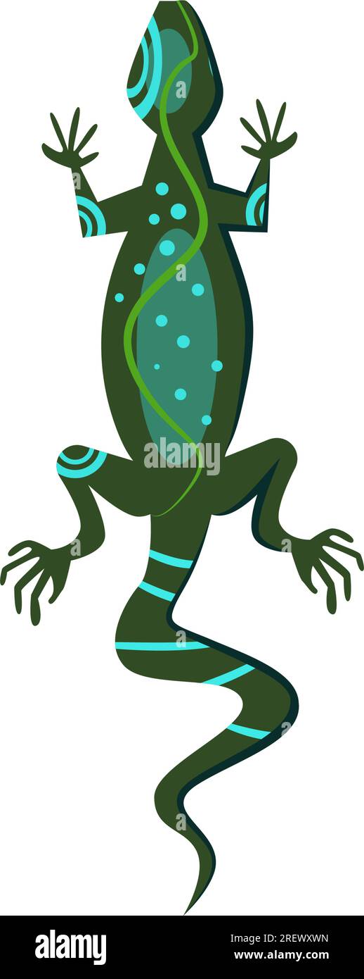 Mexican lizard illustration Stock Vector Image & Art Alamy