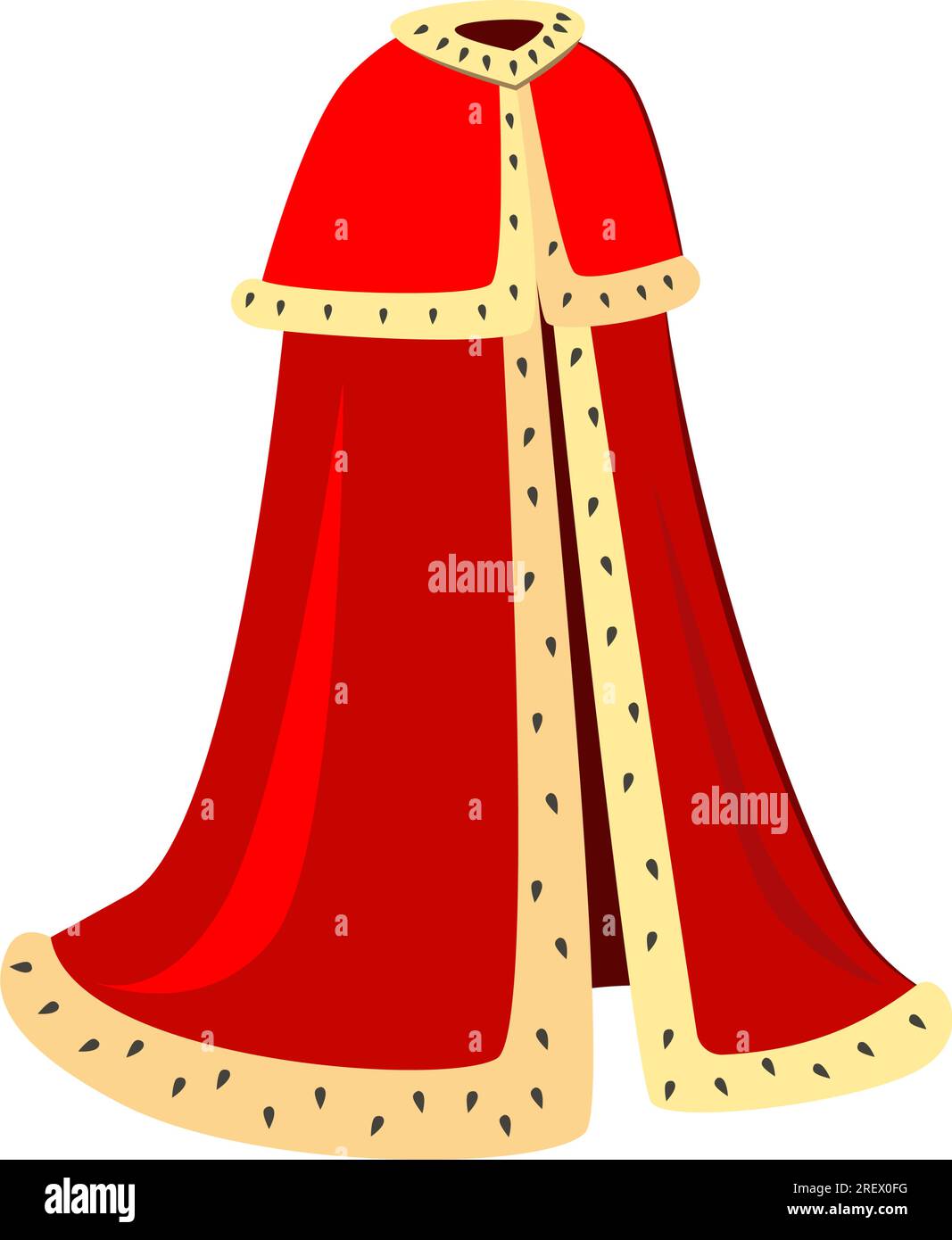 Red ceremonial robes vector illustration Stock Vector Image & Art Alamy