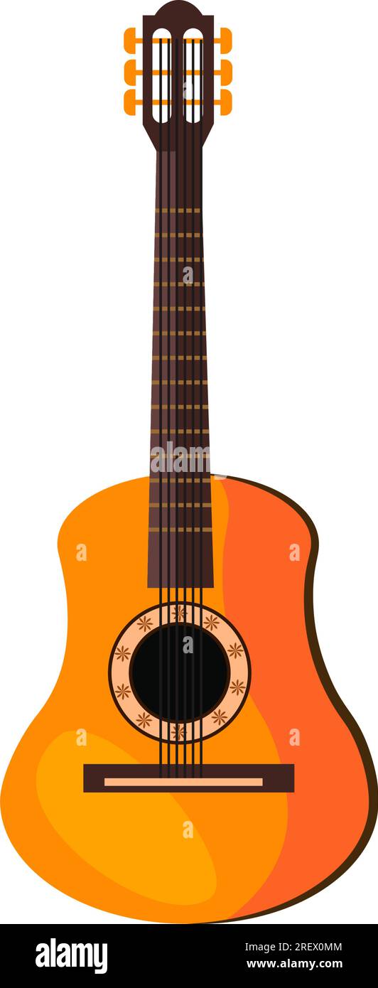 Mexican guitar illustration Stock Vector Image & Art - Alamy