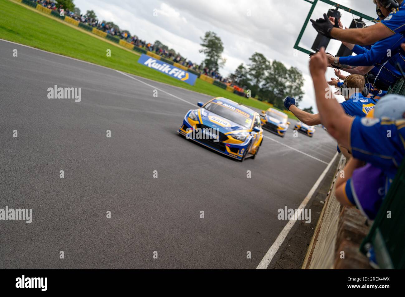 Darlington, UK. 30th July, 2023. Round 16 during the British Touring Car Championship at Croft Circuit, Darlington, UK on 30 July 2023. Photo by Chris Williams. Editorial use only, license required for commercial use. No use in betting, games or a single club/league/player publications. Credit: UK Sports Pics Ltd/Alamy Live News Stock Photo