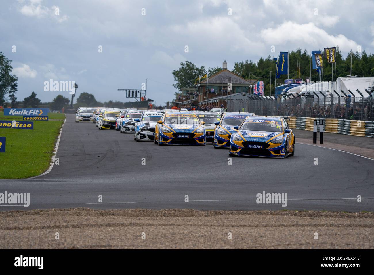 Darlington, UK. 30th July, 2023. Round 16 during the British Touring Car Championship at Croft Circuit, Darlington, UK on 30 July 2023. Photo by Chris Williams. Editorial use only, license required for commercial use. No use in betting, games or a single club/league/player publications. Credit: UK Sports Pics Ltd/Alamy Live News Stock Photo