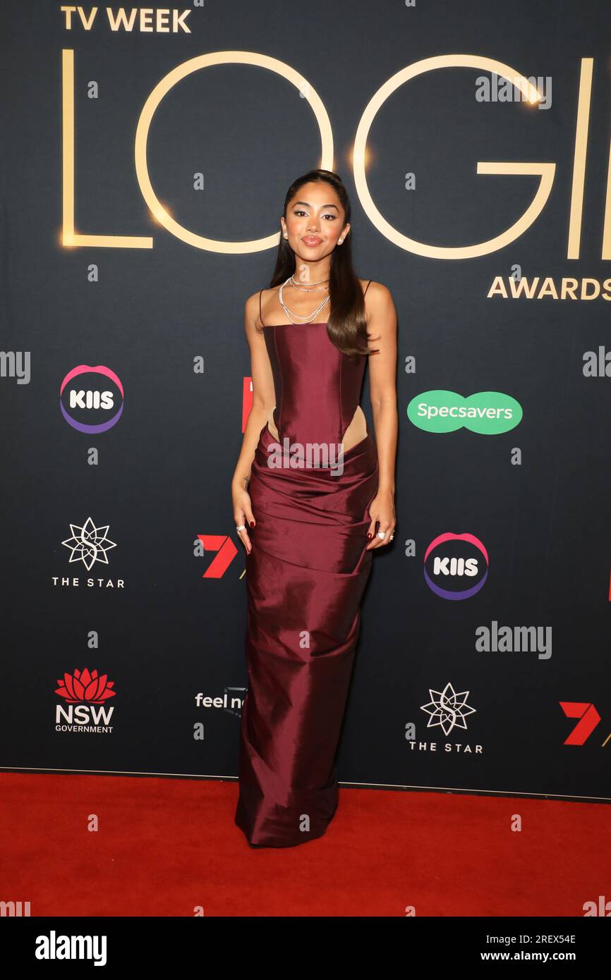 Sydney, Australia. 30th July 2023. Maria Thattil arrives on the red