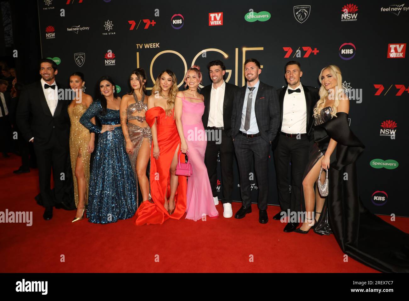 Sydney, Australia. 30th July 2023. Tbc arrives on the red carpet for the TV WEEK Logie Awards at