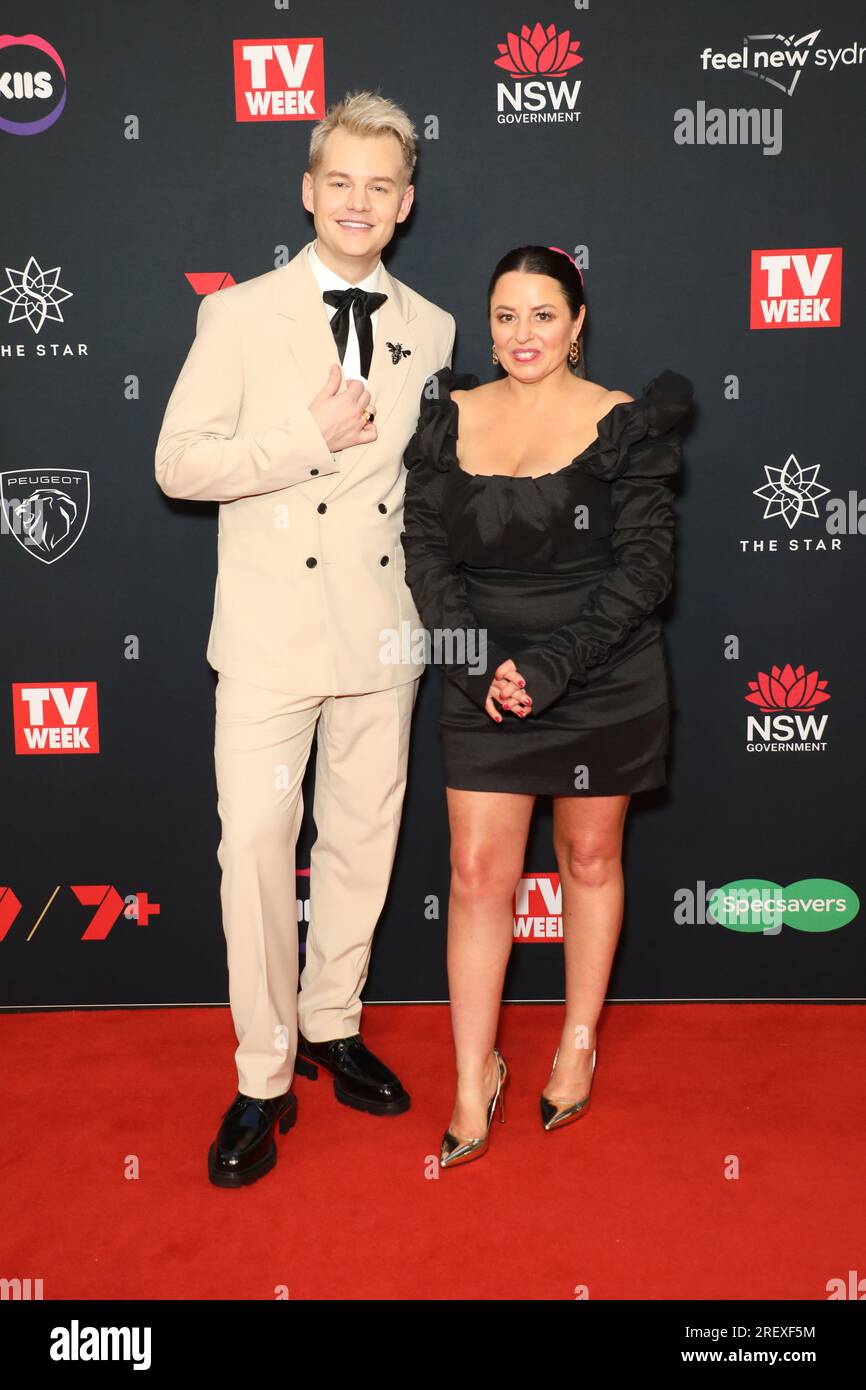 Sydney, Australia. 30th July 2023. Joel Creasey And Myf Warhurst Arrive ...