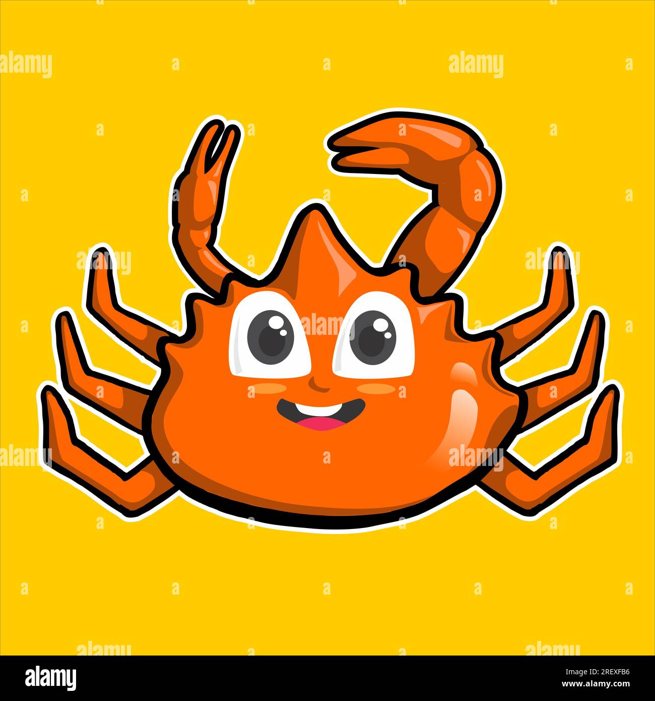 cute life sea creature cartoon Stock Photo - Alamy