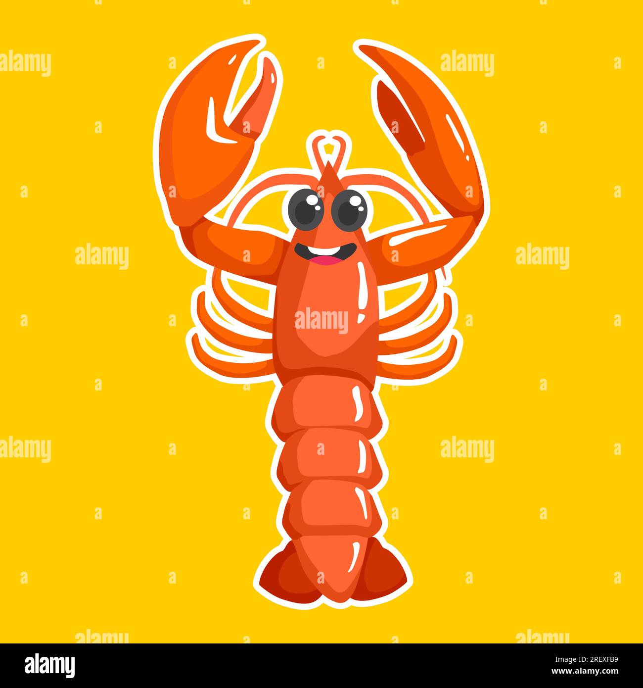 cute life sea creature cartoon Stock Photo - Alamy