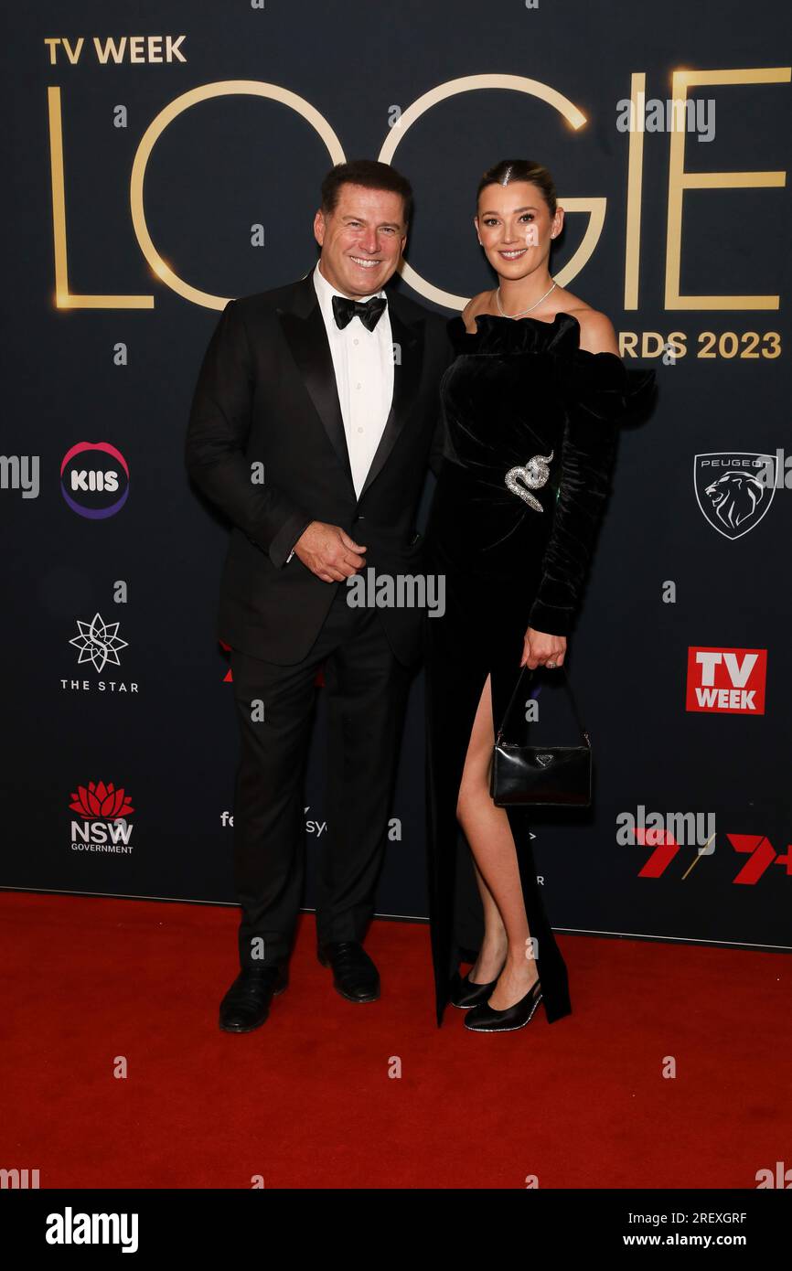 July 30, 2023: KARL STEFANOVIC (L) attends the 63rd TV WEEK Logie