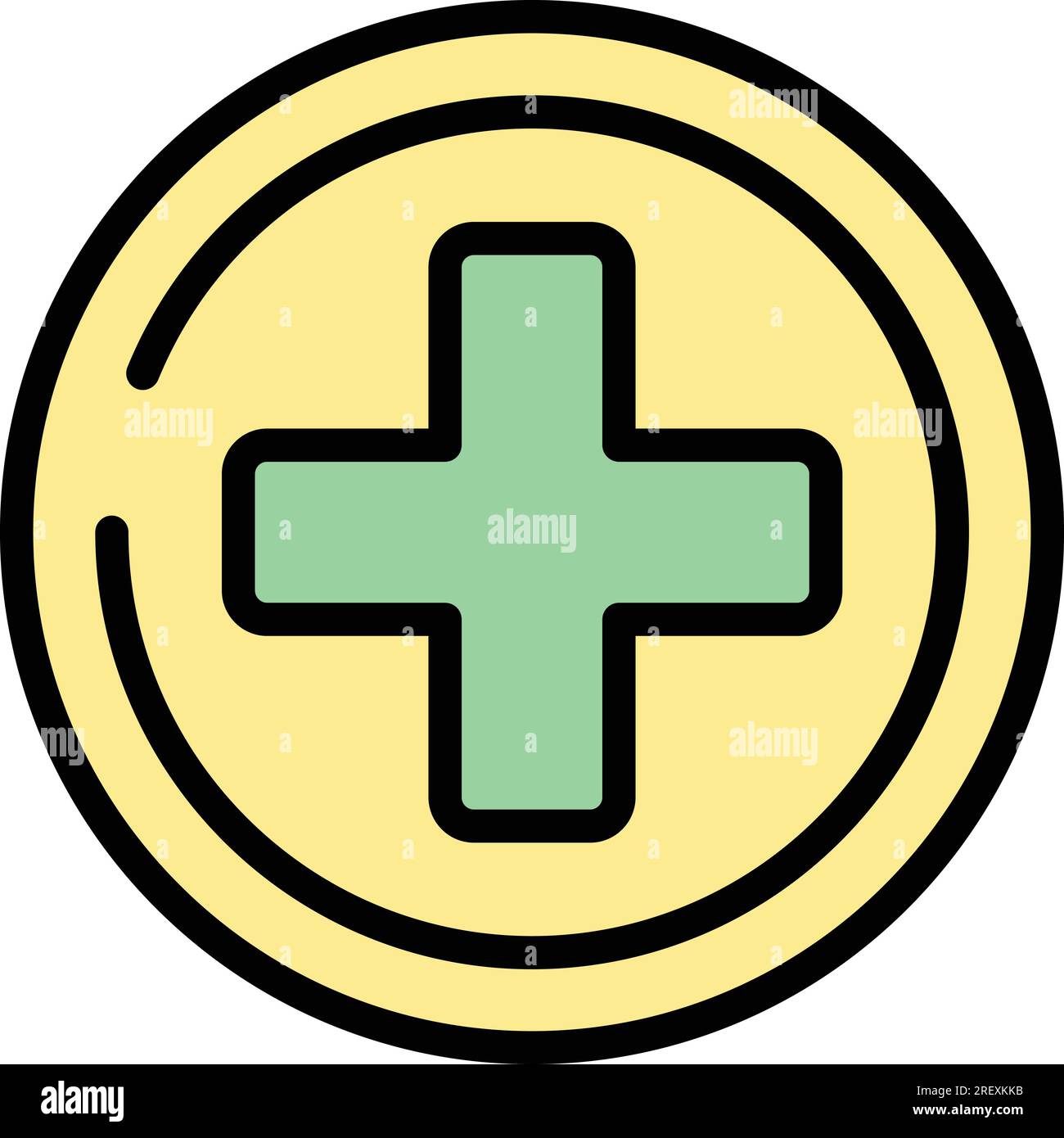 Medical fear help icon outline vector. Panic attack. Mental stress ...