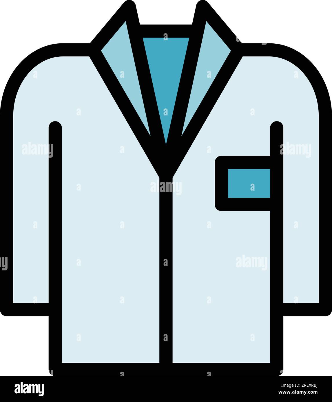 Lab clothes icon outline vector. Laboratory research. Medical ...