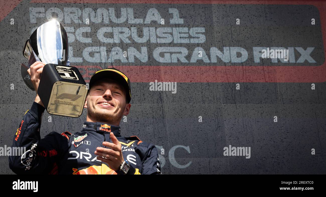 Max verstappen 2023 podium hi-res stock photography and images - Alamy