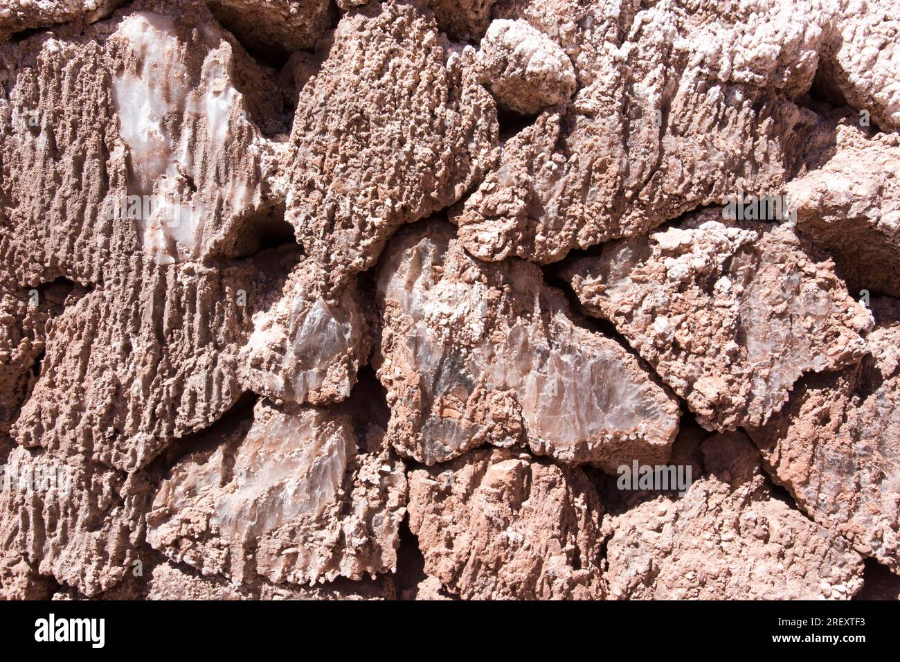 Photo of a salt rock texture in salt mine Stock Photo - Alamy