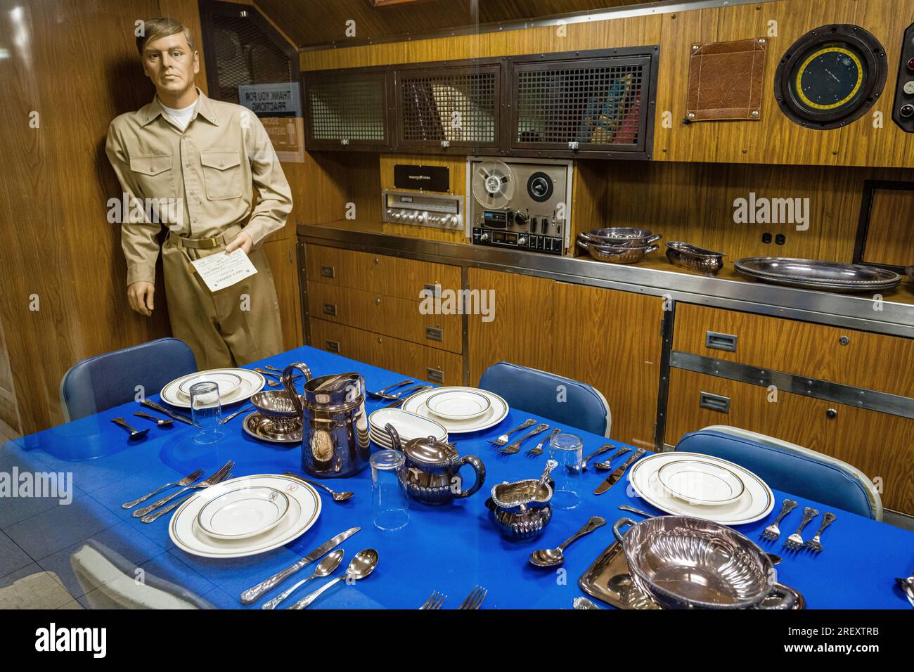The USS Nautilus (SSN-571) Interior The Submarine Force Library & Museum   Groton, Connecticut, USA Stock Photo