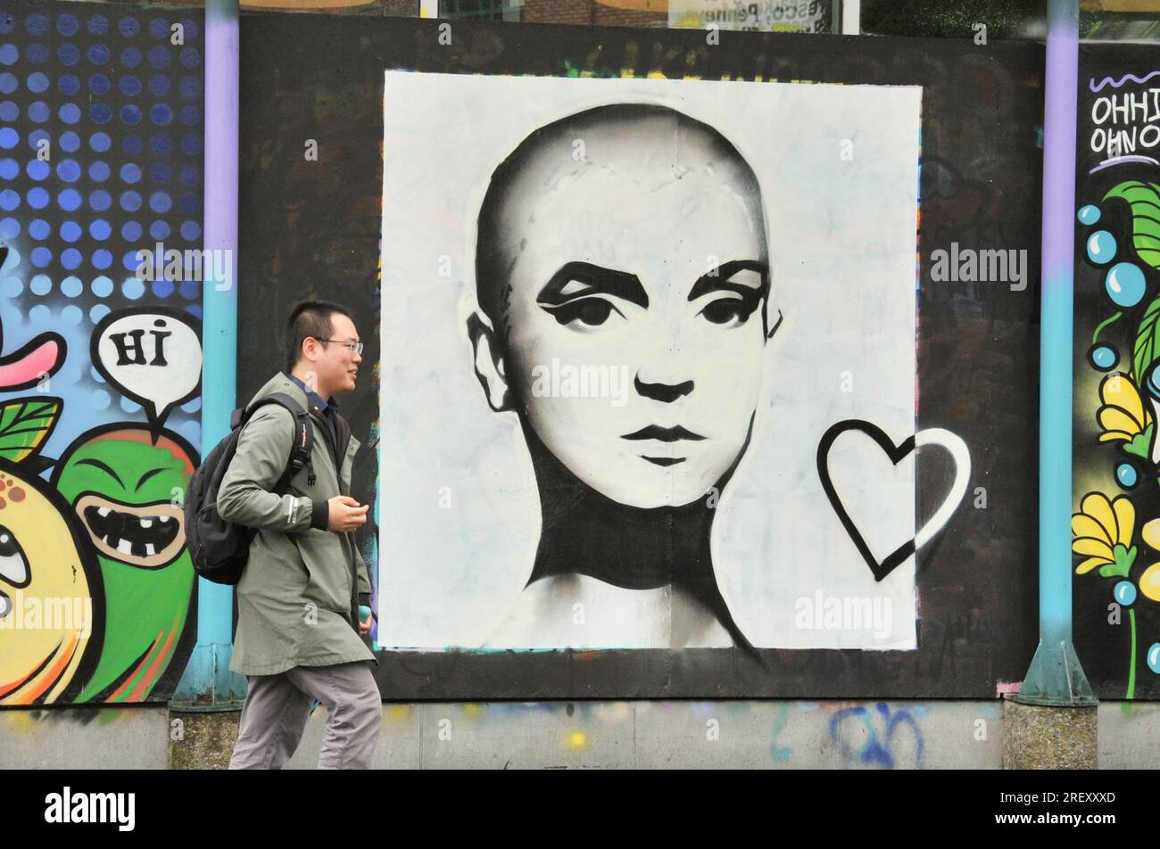 Limerick city, Ireland. 30th July, 2023.A large crowd gathered in