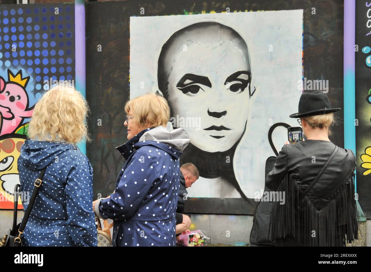 Limerick city, Ireland. 30th July, 2023.A large crowd gathered in