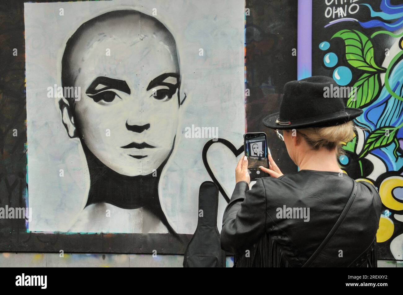 Limerick city, Ireland. 30th July, 2023.A large crowd gathered in