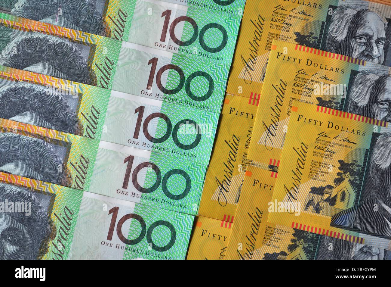 australia-50-and-100-dollar-banknotes-background-wallpaper-stock
