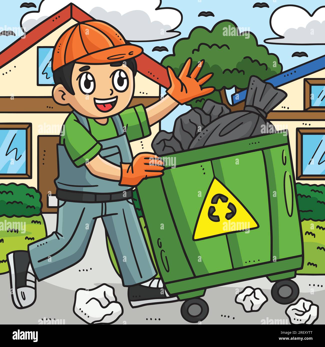 Bin cartoon hires stock photography and images Alamy