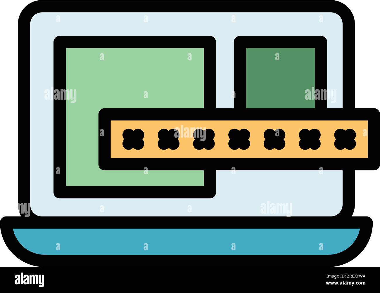 Two steps authentication password Stock Vector Images - Alamy