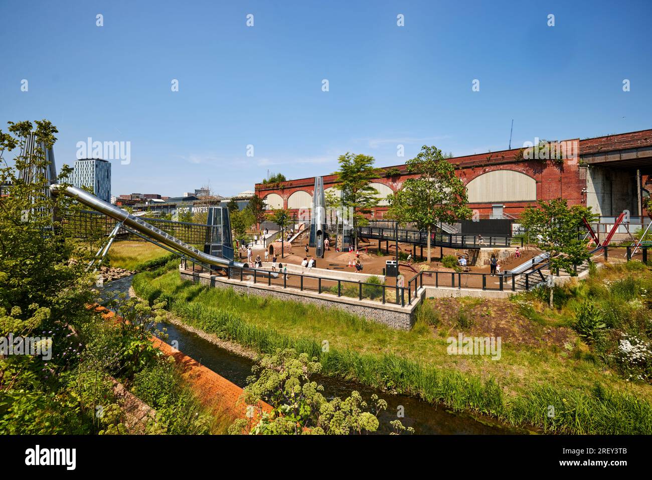 MAYFIELD PARK in Gtr Manchester Stock Photo Alamy