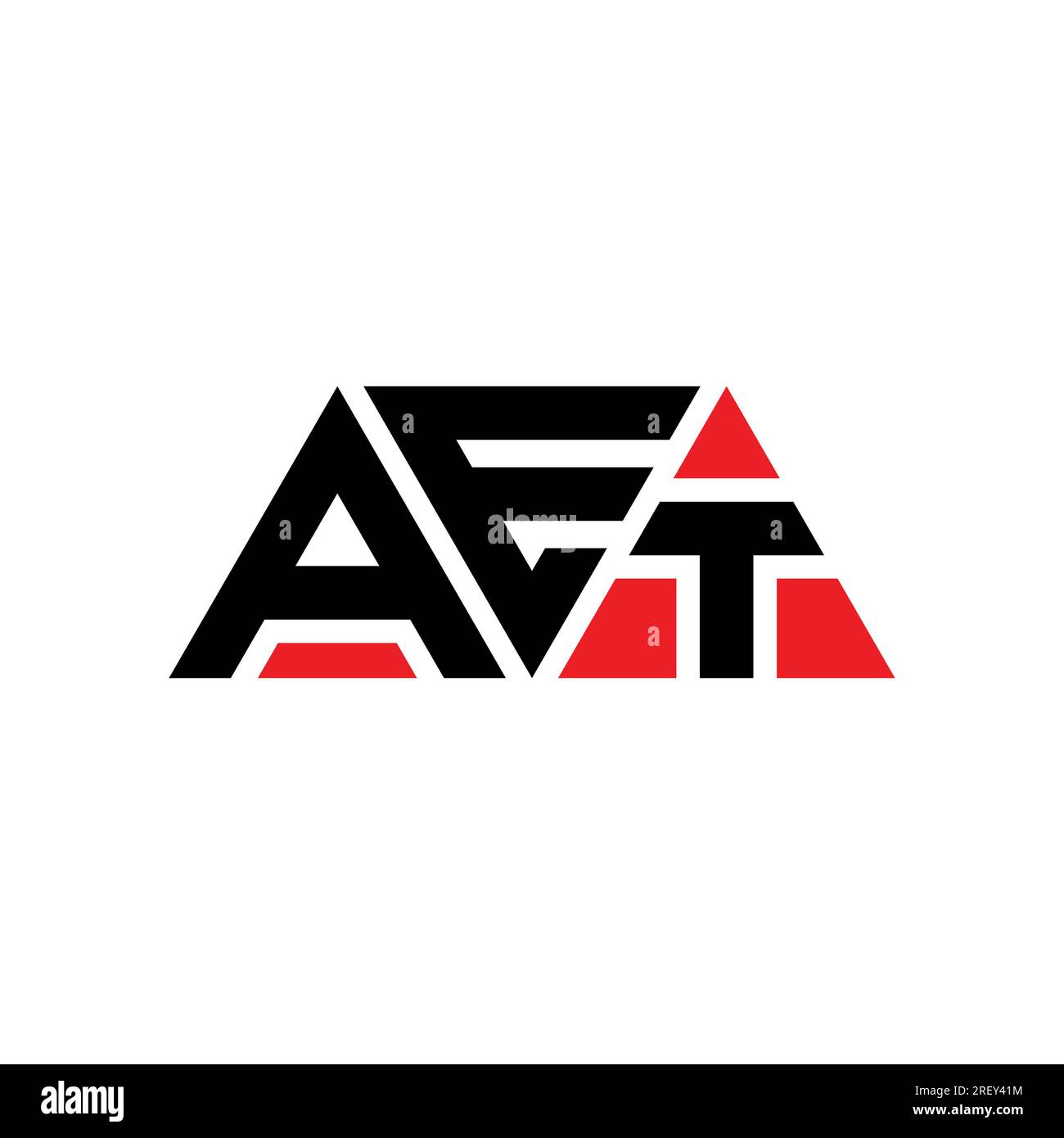 AET triangle letter logo design with triangle shape. AET triangle logo ...